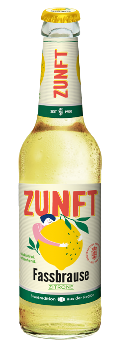 Zunft Fassbrause - Der frische Zitronenspritzer für Bewusstgenießer