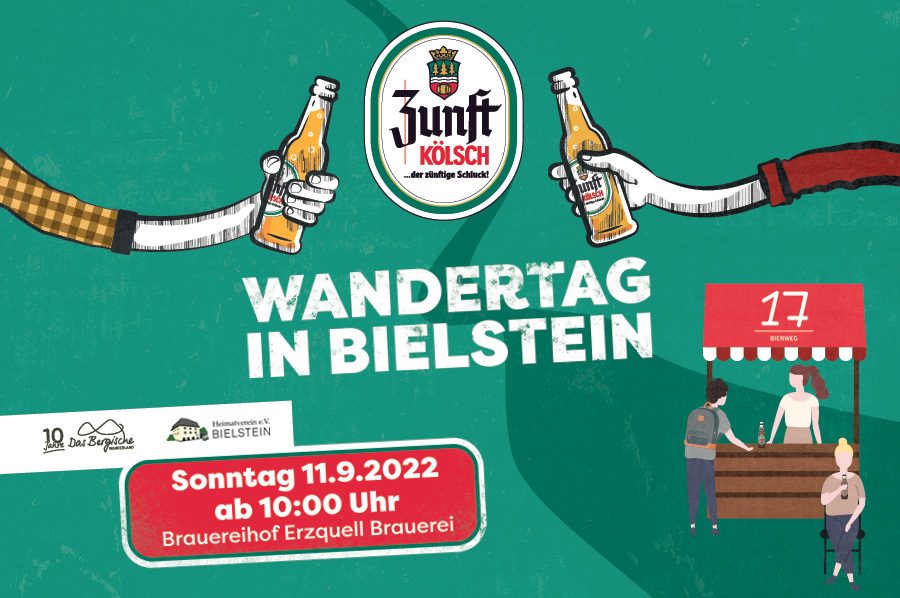 Wandertag in Bielstein - entdecke mit uns den Bierweg am 11.09.2022