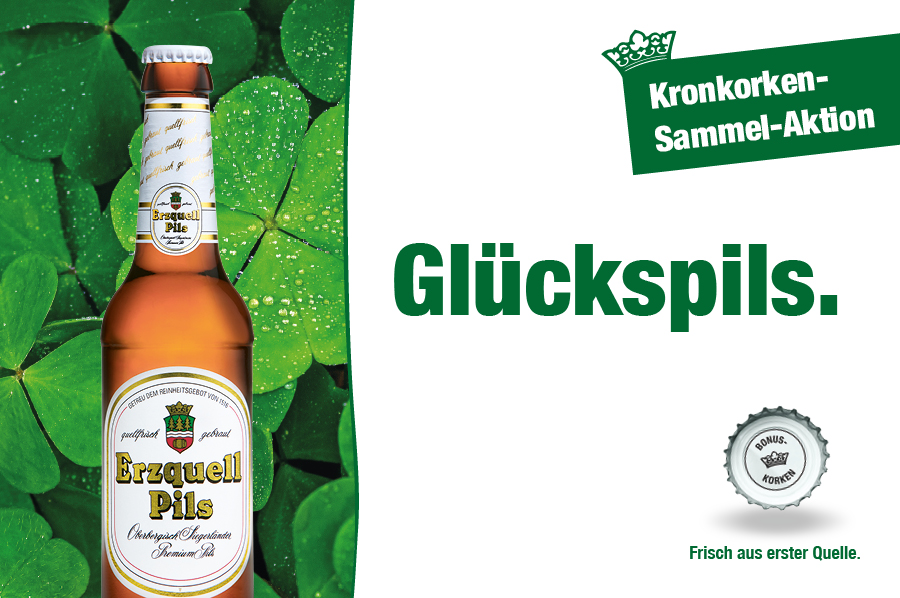 Die Erzquell Pils Kronkorken Sammelaktion