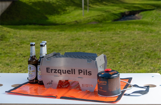 Erzquell Pils Skotti Gasgrill 