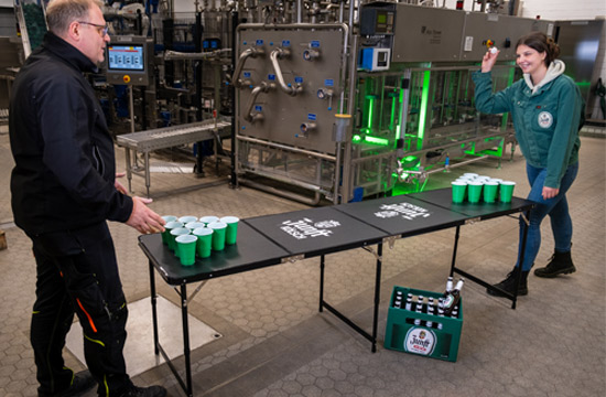 Zunft Kölsch Beer Pong Tisch 