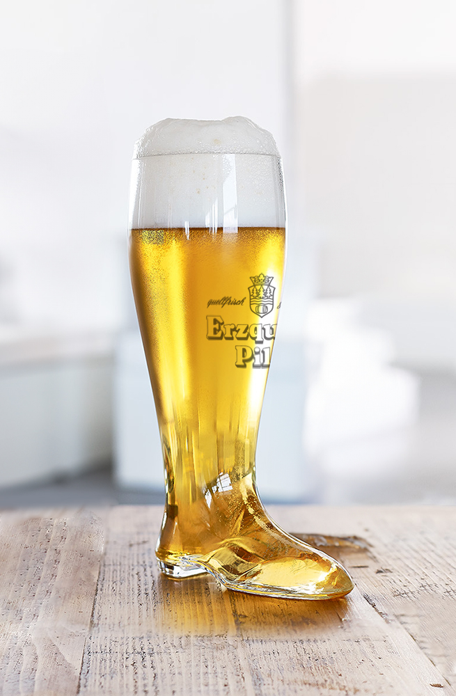 Erzquell Pils Bierstiefel 2 Liter