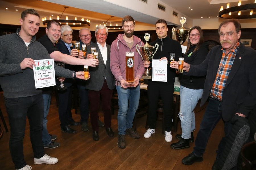 Siegerehrung Zunft Kölsch Pokal im Handball