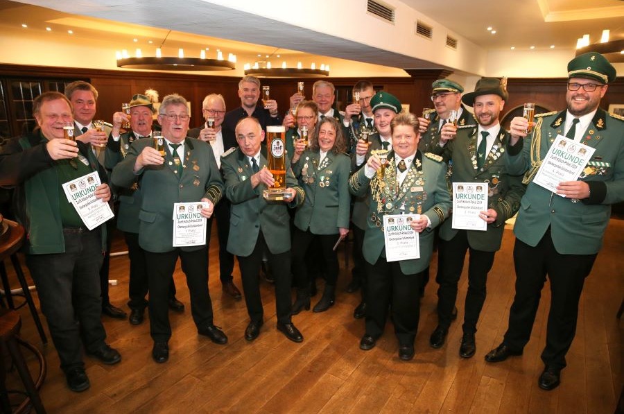 Siegerehrung Zunft Kölsch Pokal im Schießen