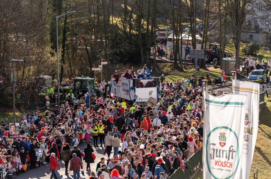 Rosenmontag in der Erzquell Brauerei