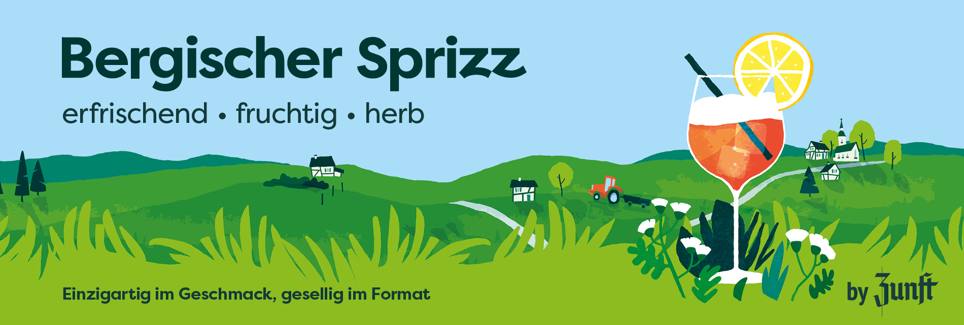 Bergischer Sprizz von der Erzquell Brauerei
