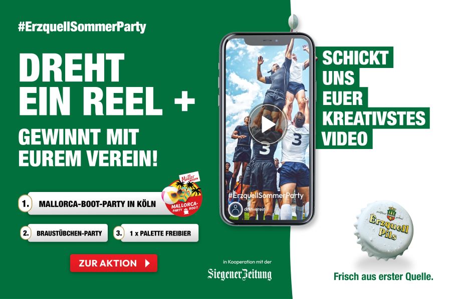 Vereins-Gewinnspiel #ErzquellSommerParty